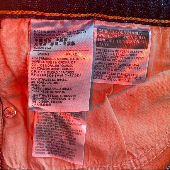 Levi's 515 Bootcut Indigo Denim Jeans - Picture 9 of 9